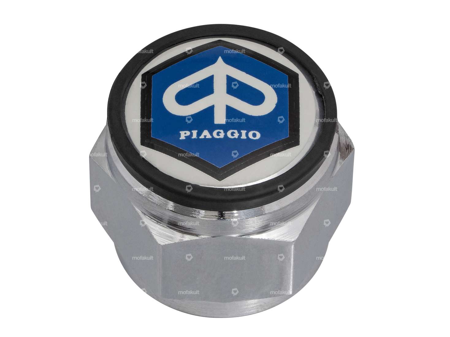 Écrou de pivot de fourche "Piaggio" 1" / 24G fermé Plaque de fourche Carousel Image 1