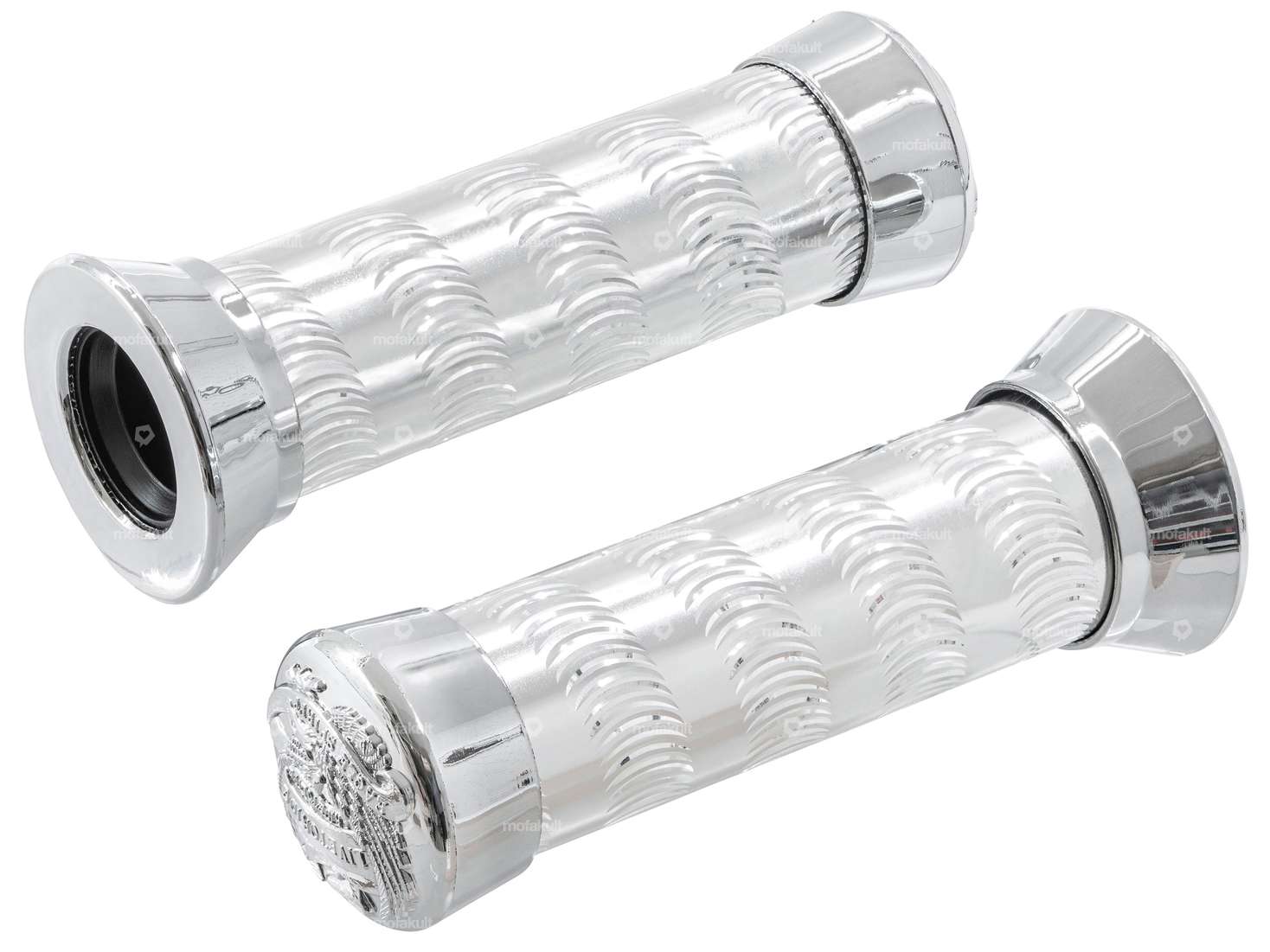 poignées aluminium spirale argent Carousel Image 1