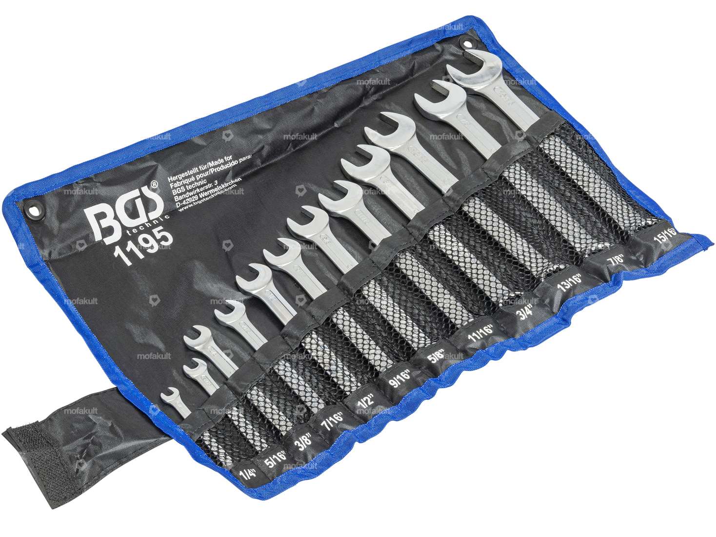 BGS Jeu de clés mixtes pouces SW 1/4" - 15/16" 12 pcs. Carousel Image 1