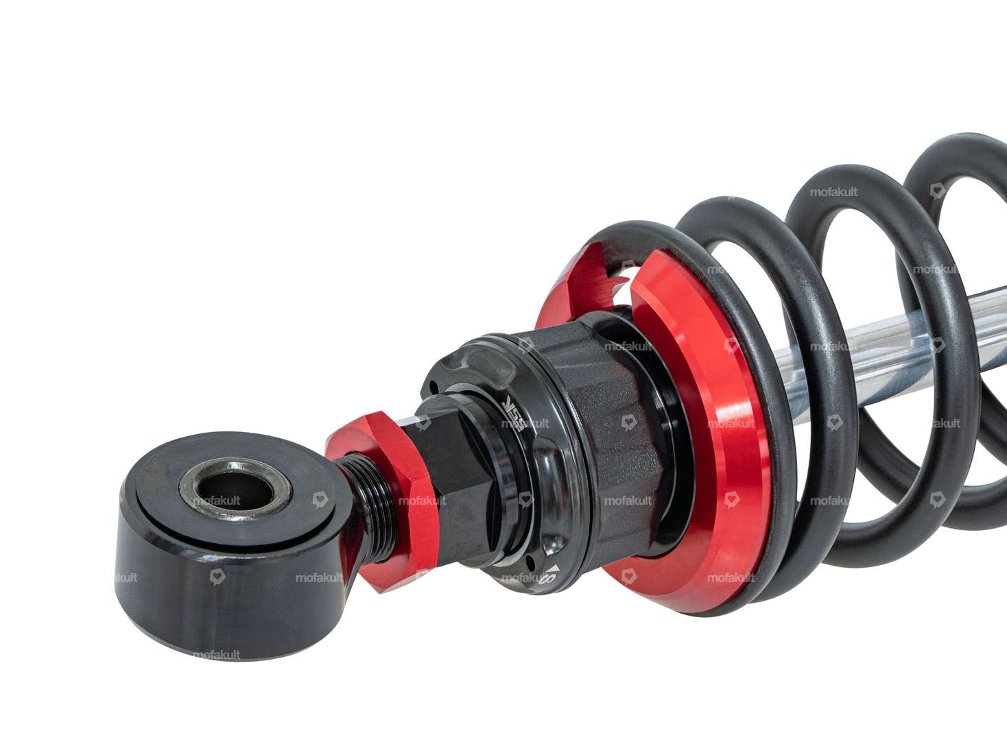 YSS Stossdämpfer High End 33 - 34 cm schwarz / rot (Gasdruck) Carousel Image 2