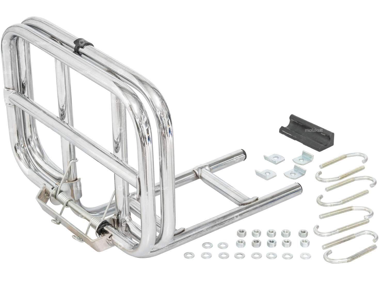 FACO Porte-bagages supplémentaire chromé NOS | Piaggio Ciao, SI Carousel Image 1