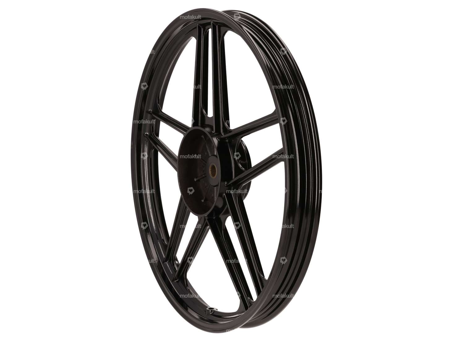 Wheel 17" rear (5 spoke) aluminum black | Honda Camino Carousel Image 1