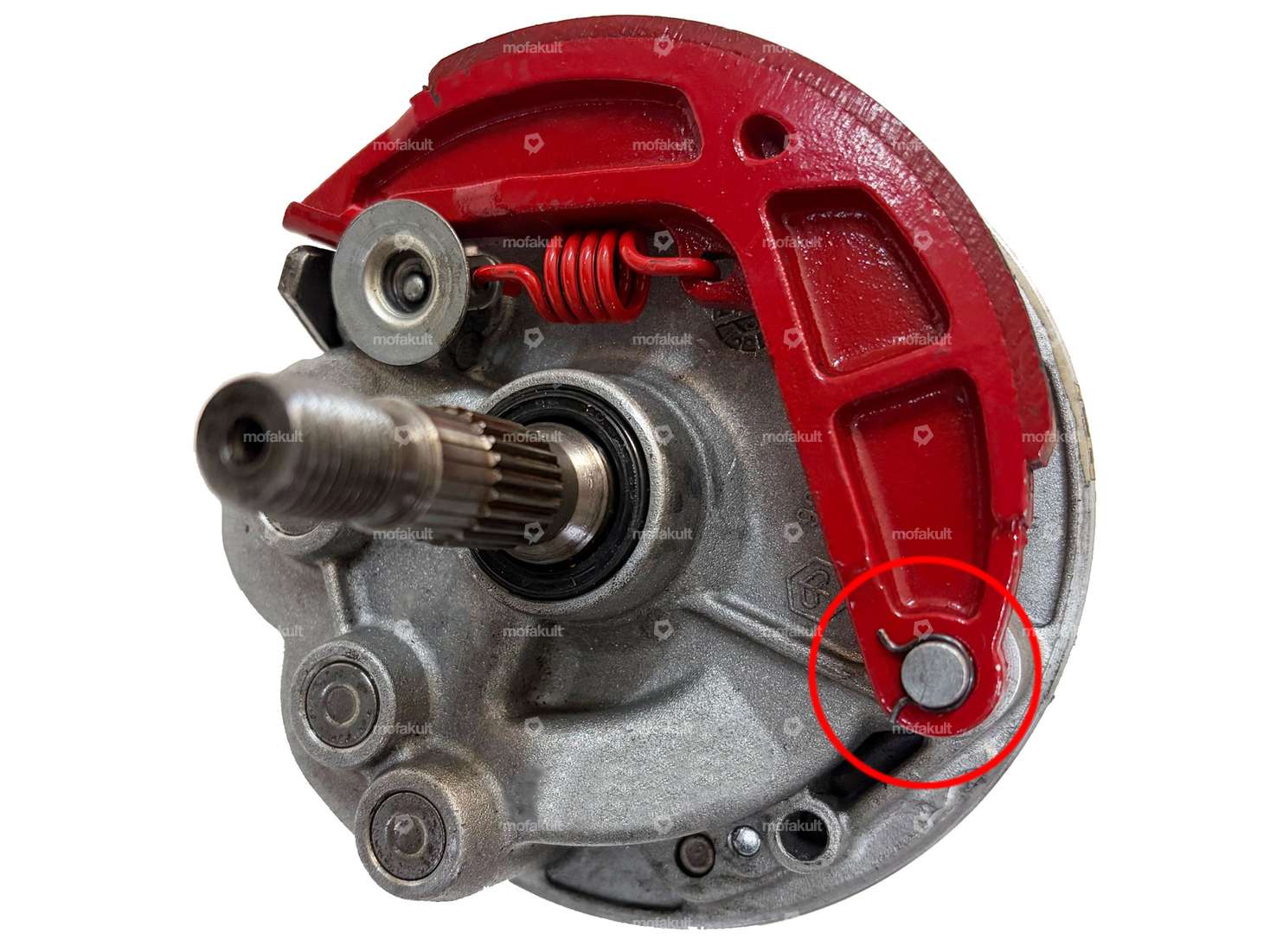 swiing® revival fuse rear brake pad (Omega spring) | Piaggio Ciao, SI, Bravo, Boxer Carousel Image 2