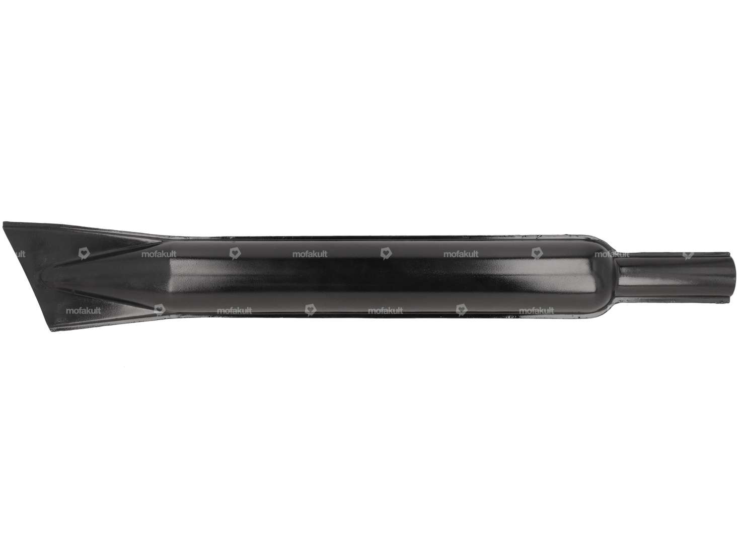 Muffler (28/56mm) black exhaust long Carousel Image 1
