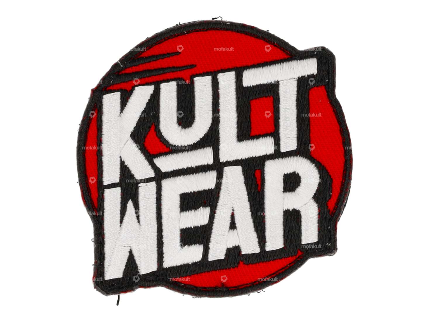 mk-Merch Klett-Patch «KULTWEAR» rund Carousel Image 1