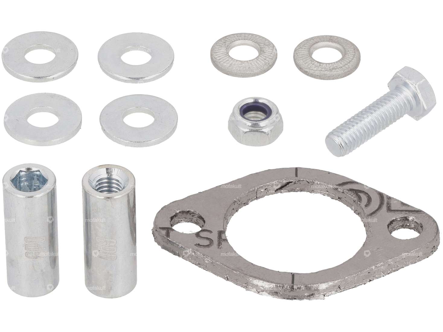 swiing® ingenious Befestigungs-Set Zigarren-Auspuff | Puch Maxi S, X30 Sport NS / NL Carousel Image 1