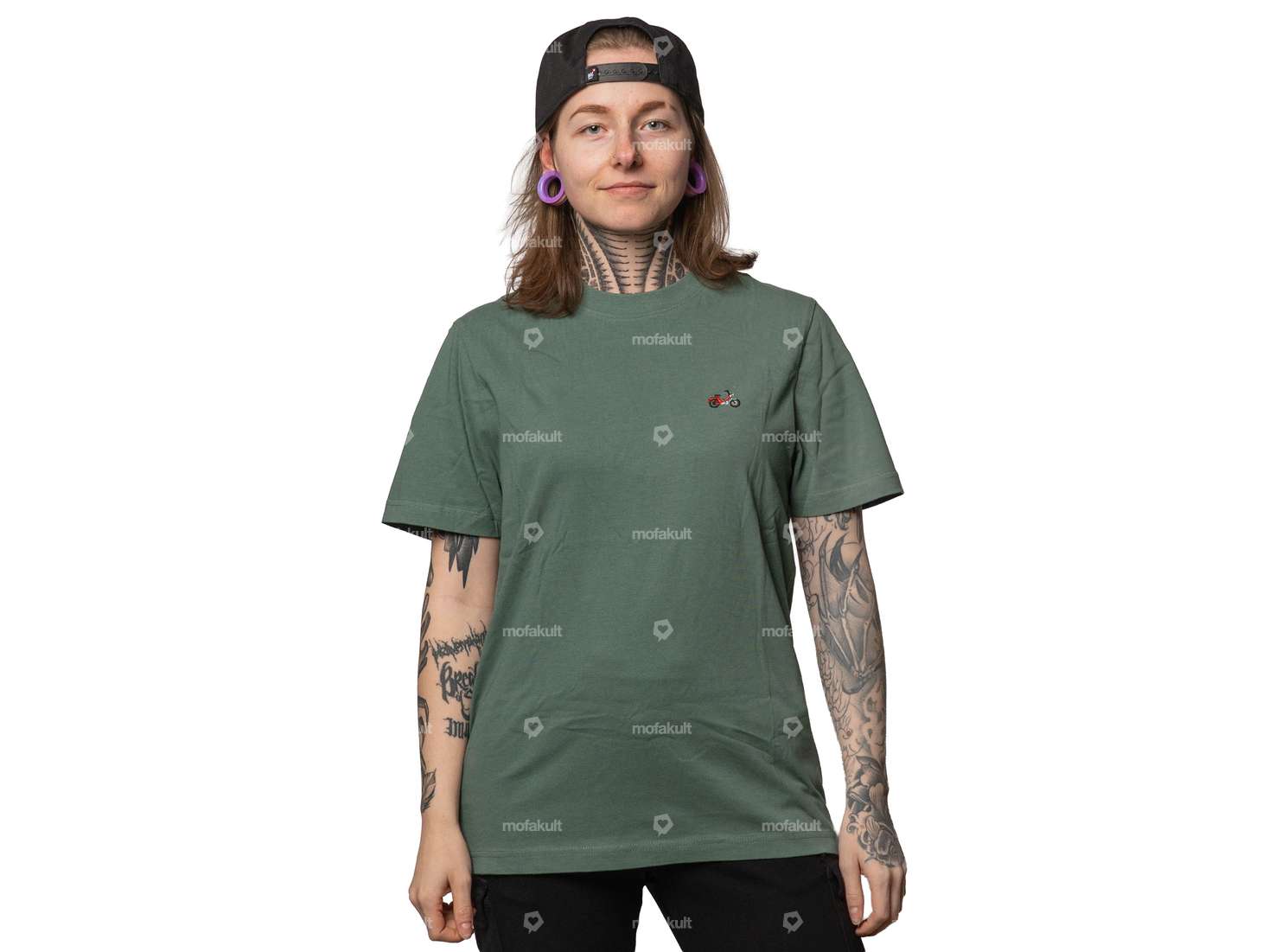 mk-Merch T-shirt "Maxi Tuning" pétrole Carousel Image 1