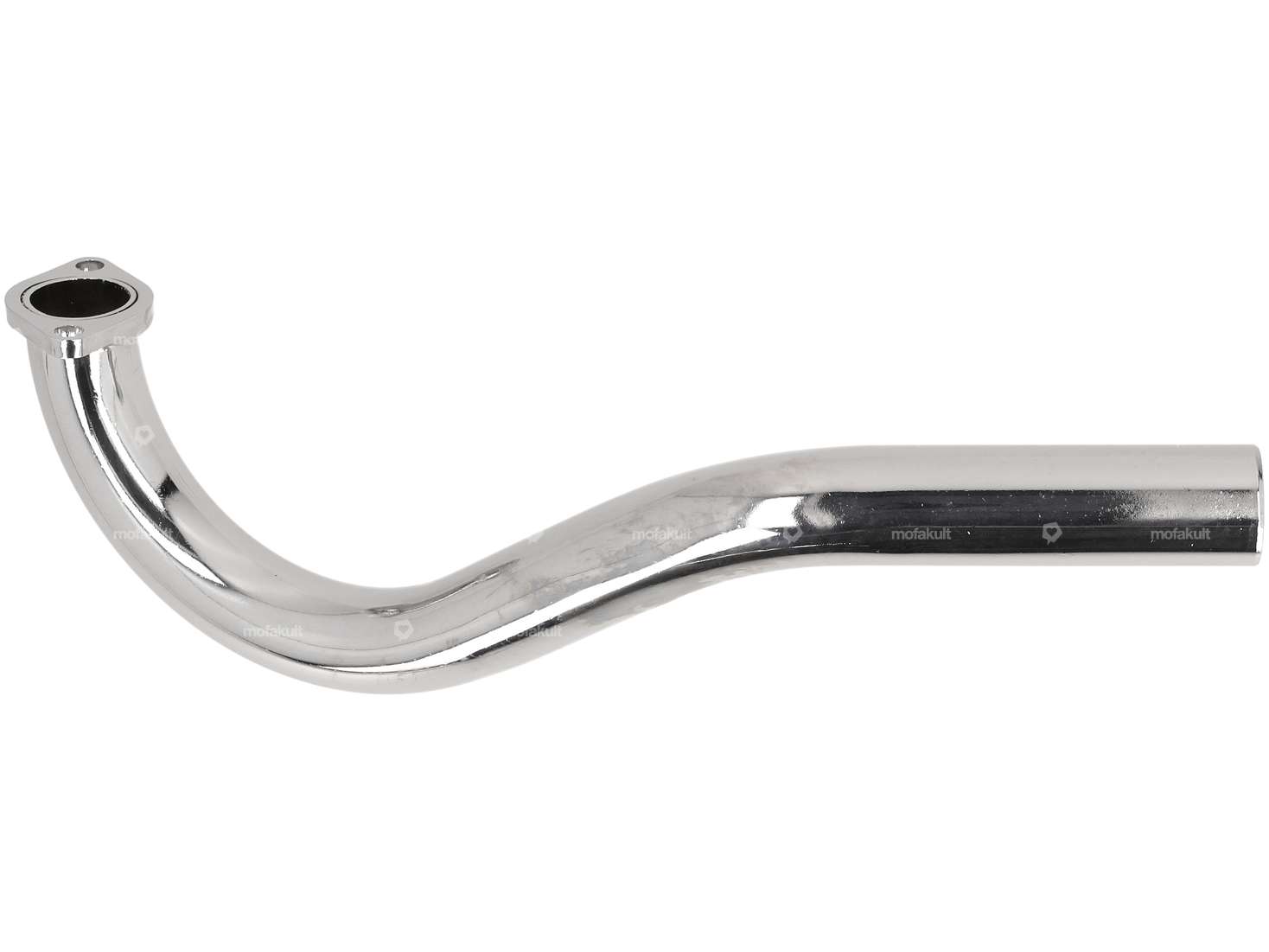 swiing® ingenious Auspuffkrümmer 28 mm Chrom | Puch Maxi S / N, X30 Sport NS / NL Carousel Image 1