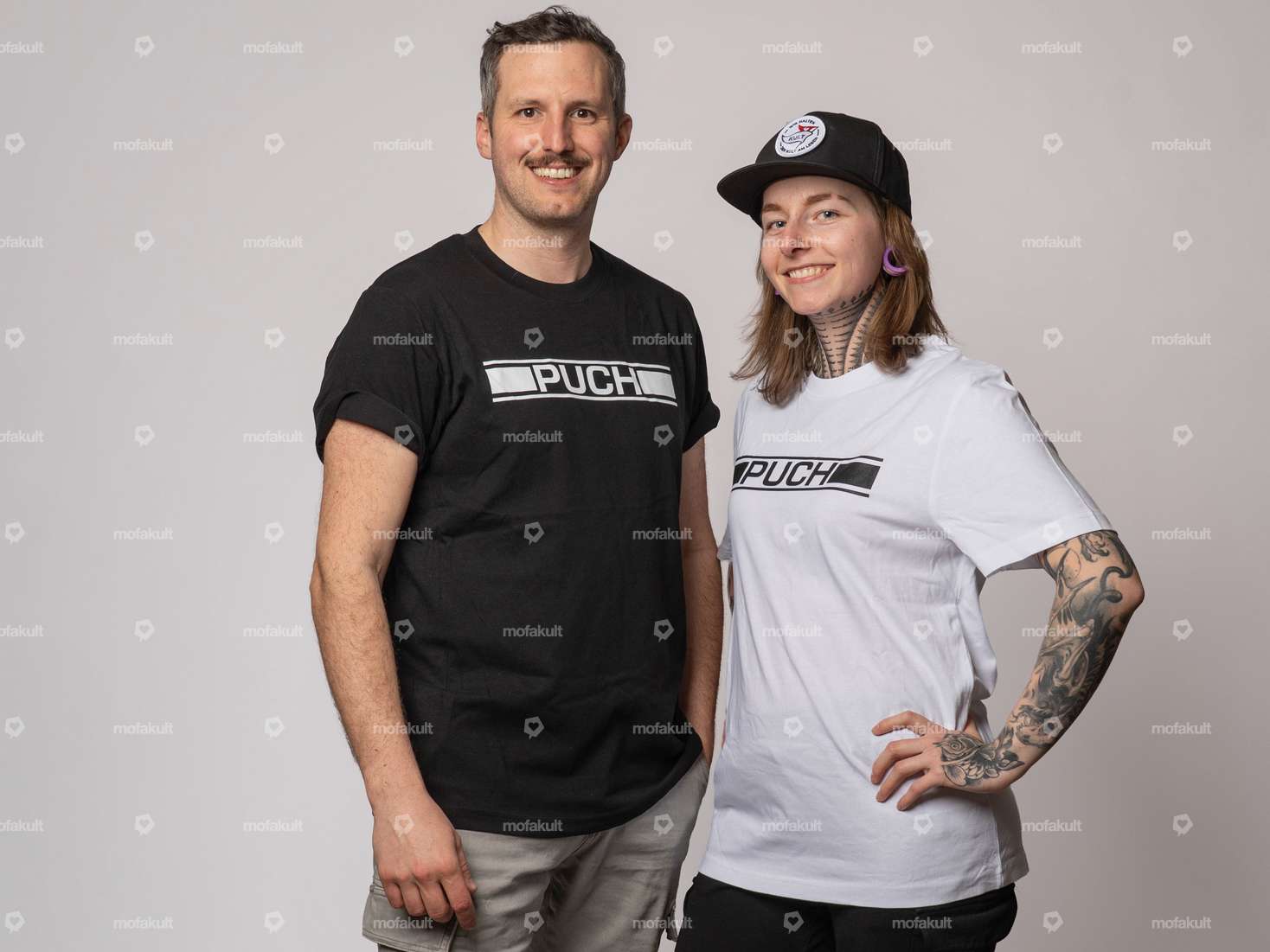 mk-Merch T-Shirt «PUCH» schwarz Carousel Image 5