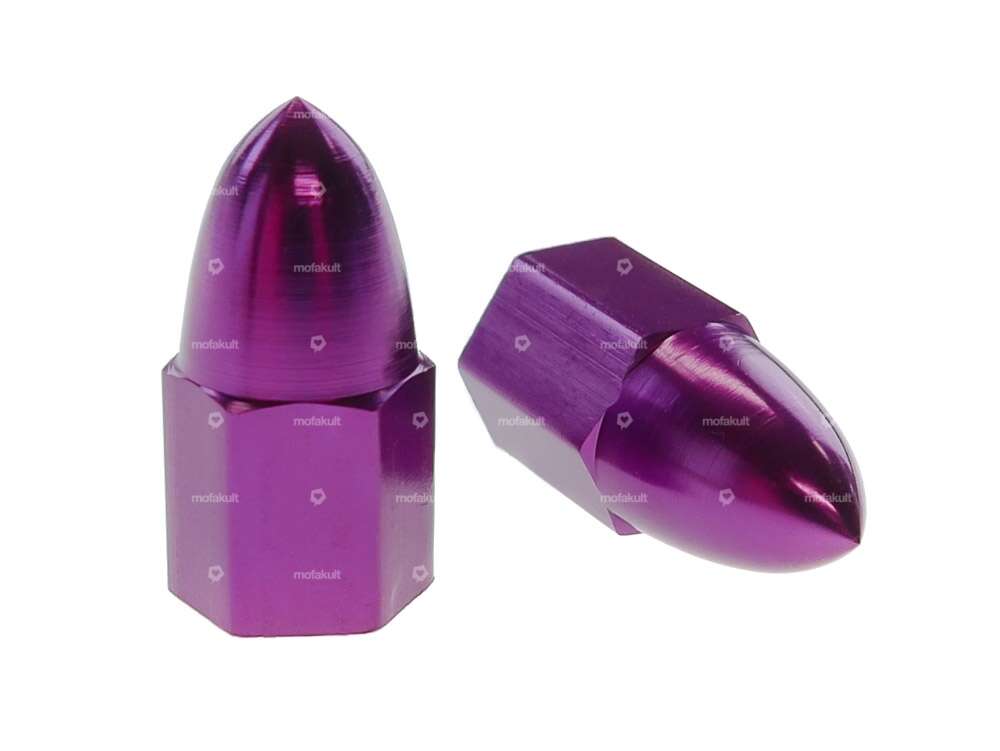 Bouchons de valve Spike violet Carousel Image 1