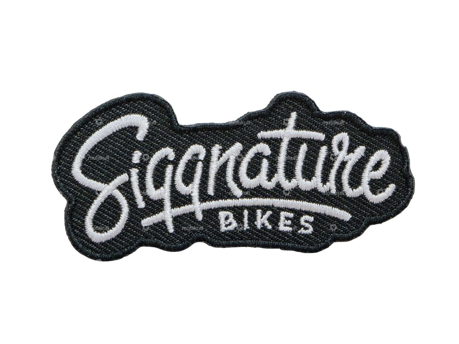 Siggnature Ecusson "Siggnature Bikes" 70 x 33 mm noir Carousel Image 1