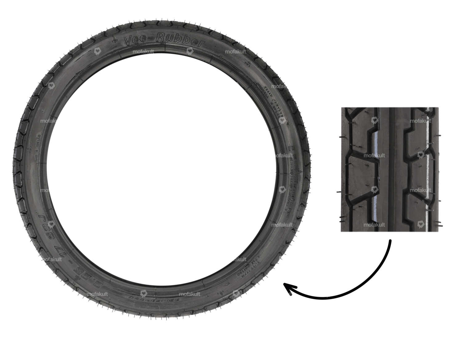 VeeRubber 2.25 x 17" Reifen VRM019 (V019) Semi-Slick Carousel Image 1