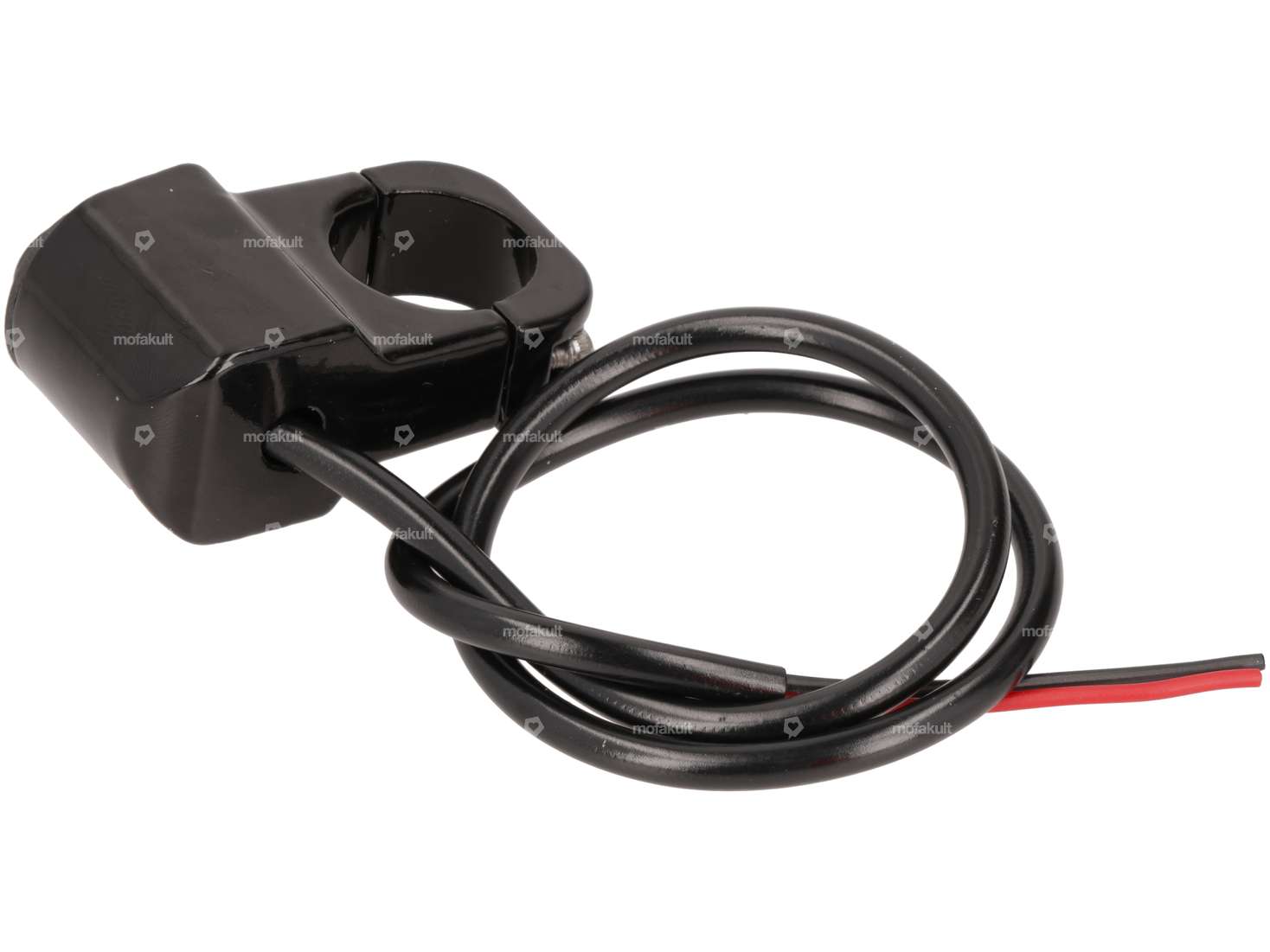 Schalter für Lenkermontage (22 mm) AN / AUS schwarz Carousel Image 2