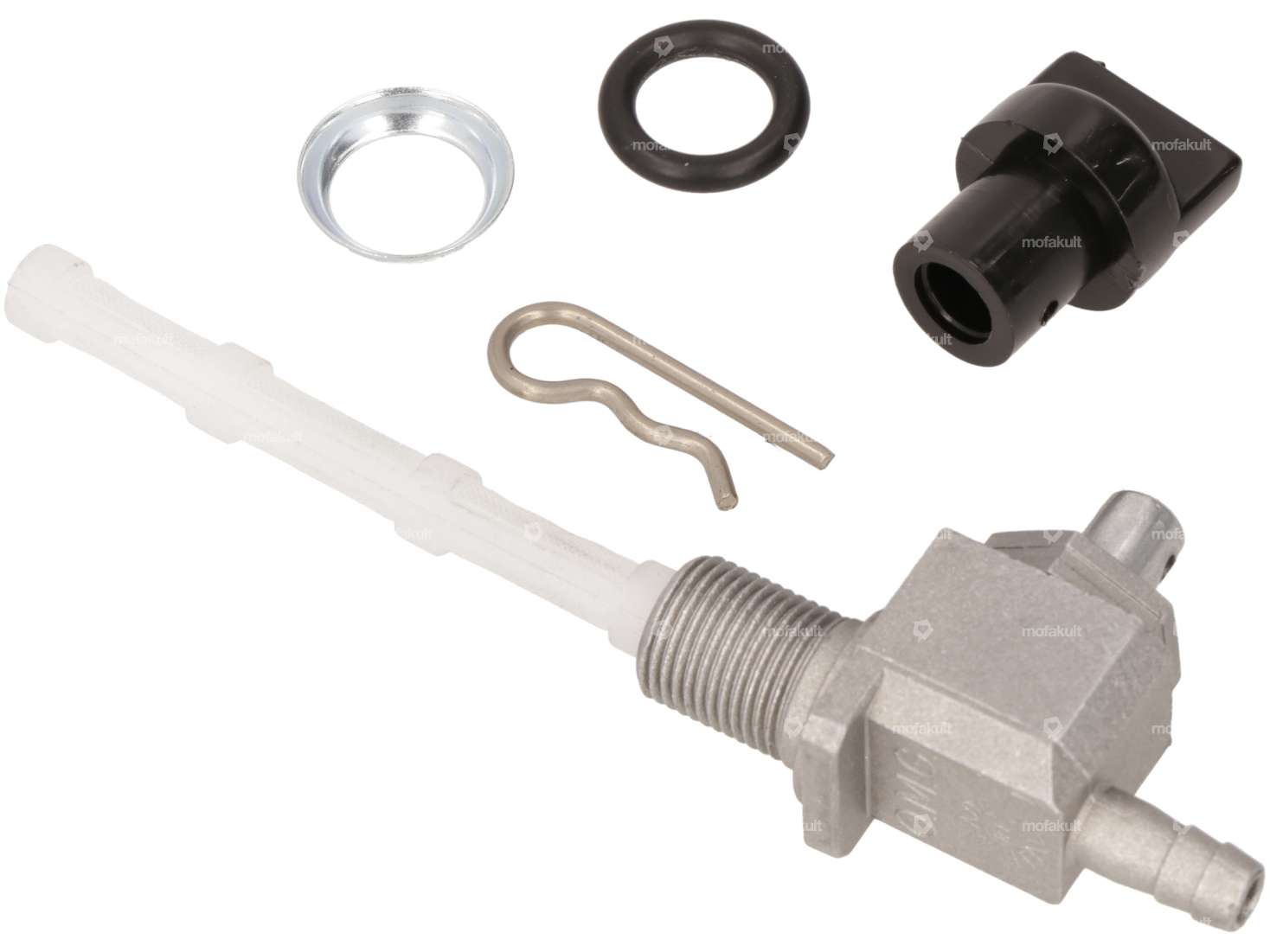 Robinet d'essence OMG vertical M12x1 avec bouton rotatif (à visser) sortant par le bas Carousel Image 4