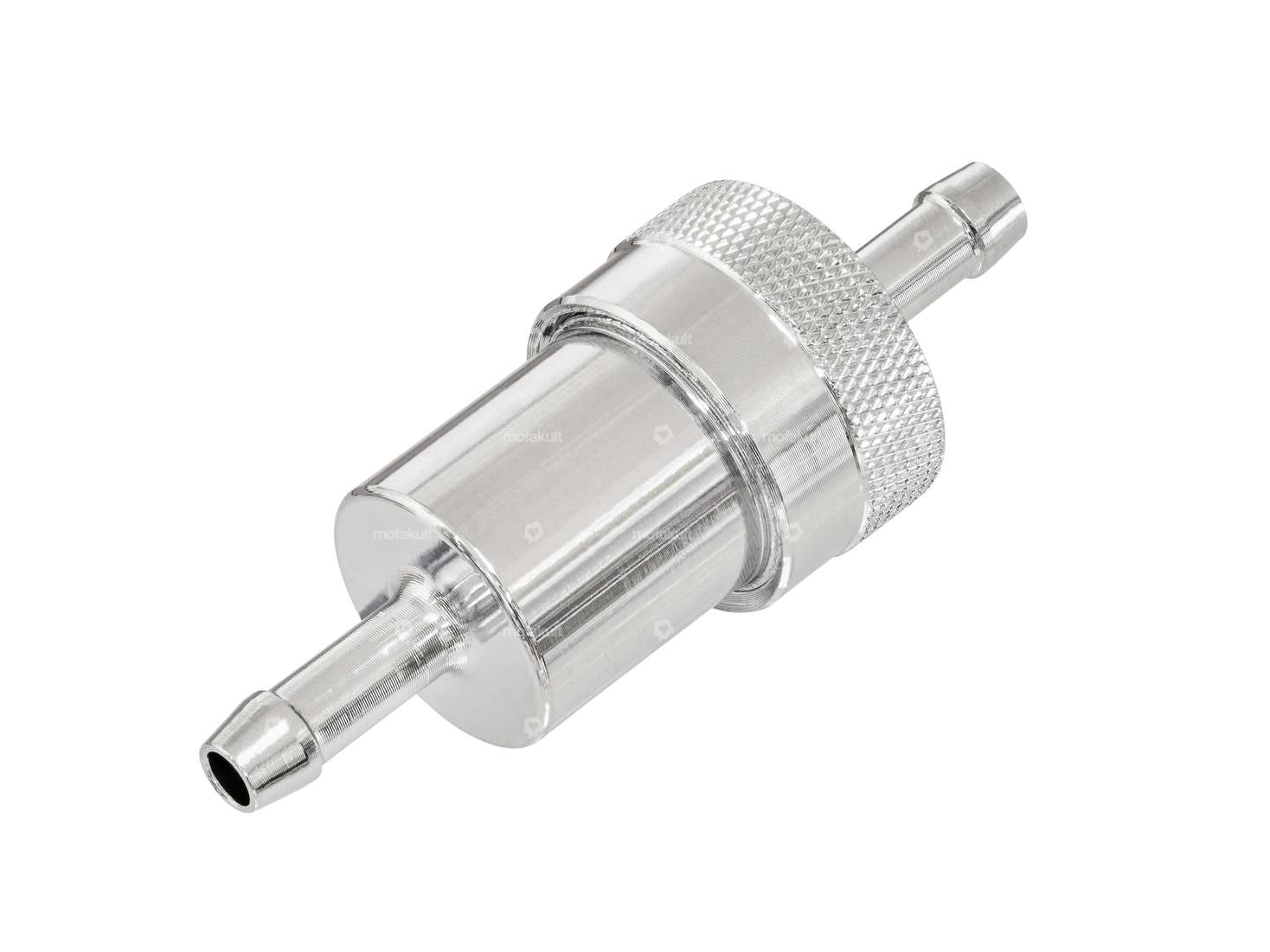 GPO Benzinfilter Anschluss 6 mm Aluminium silber (demontierbar) Carousel Image 1