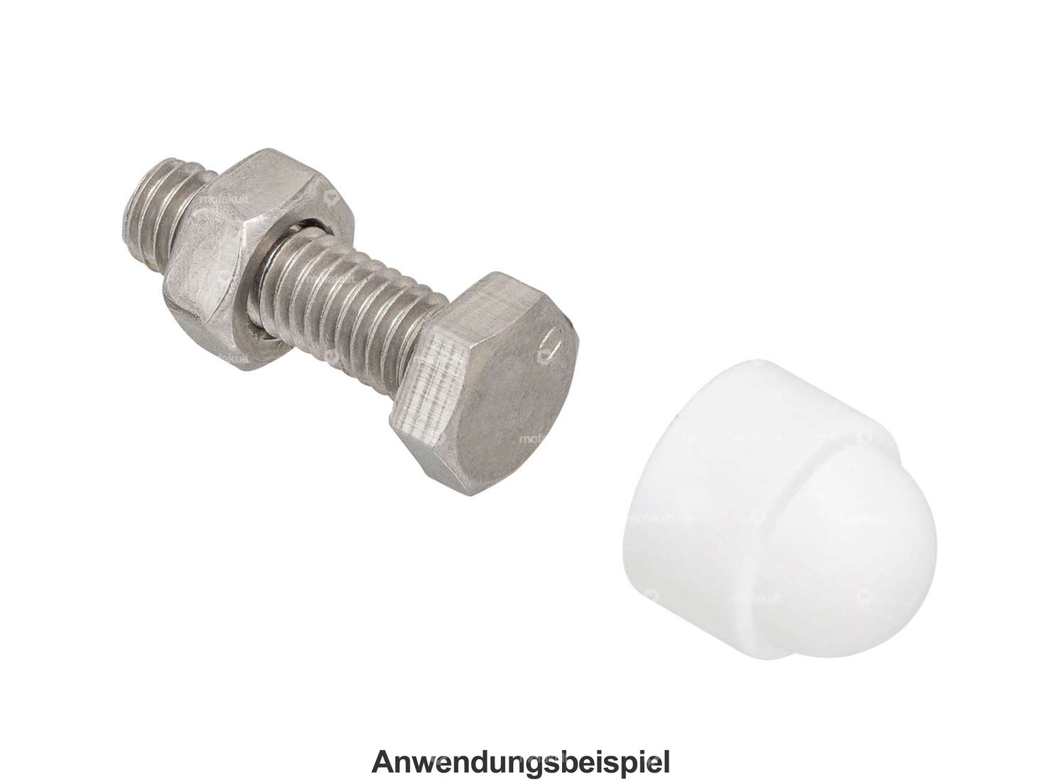 Cache six pans extérieur M6 blanc Carousel Image 3