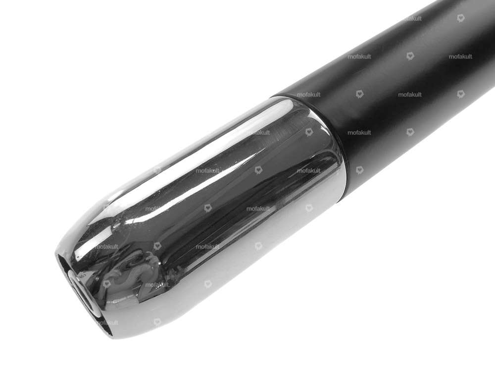 GPO Pot d'échappement cigare Ø 28 / 60 mm (noir / chrome) | Sachs Carousel Image 2