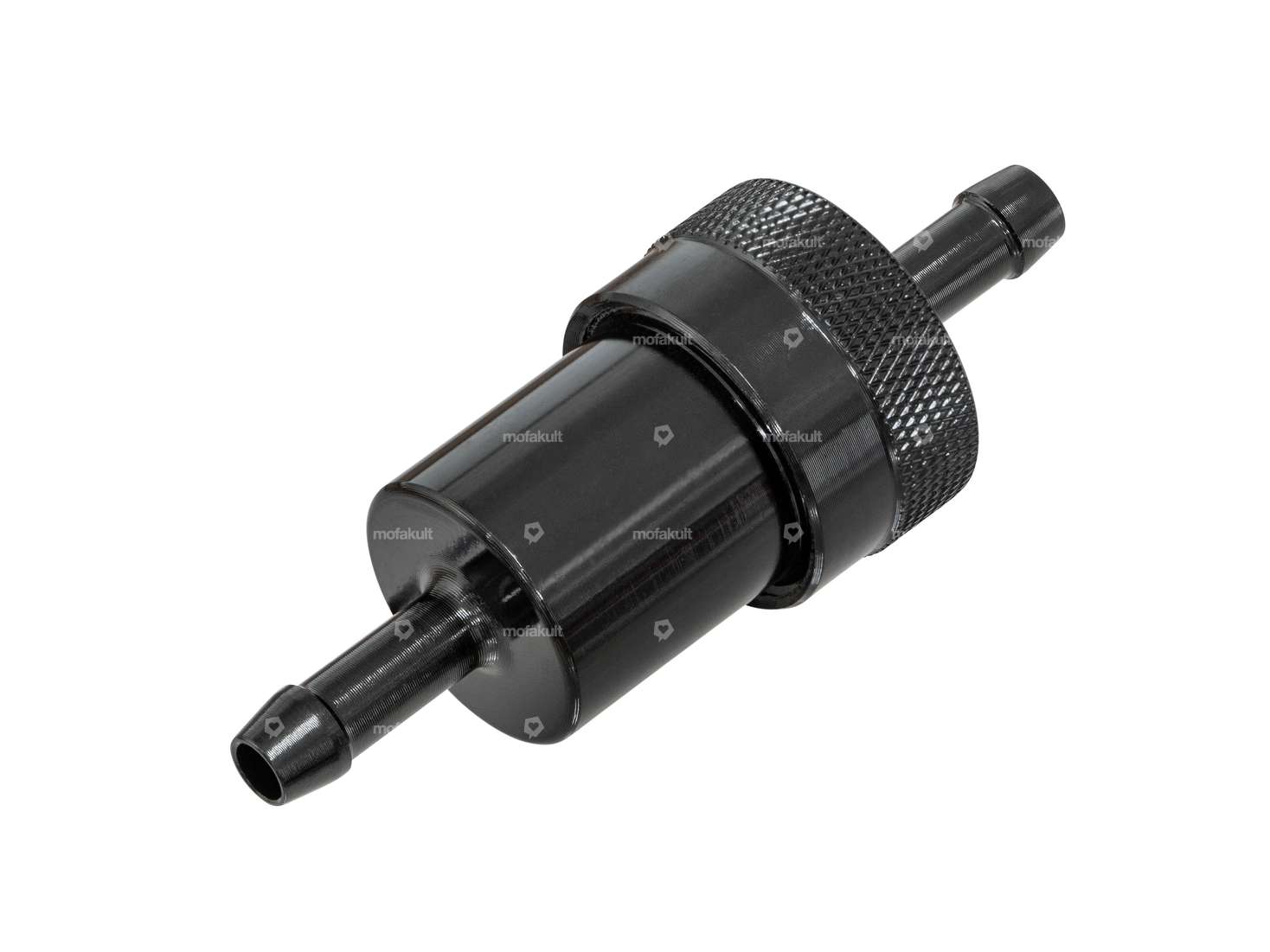 GPO Raccord filtre à essence 6 mm aluminium noir (démontable) Carousel Image 1