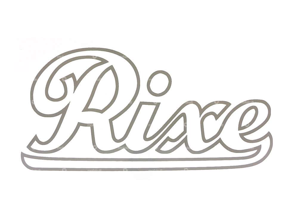 Décalcomanie à l'eau "Rixe" grise grande Carousel Image 1