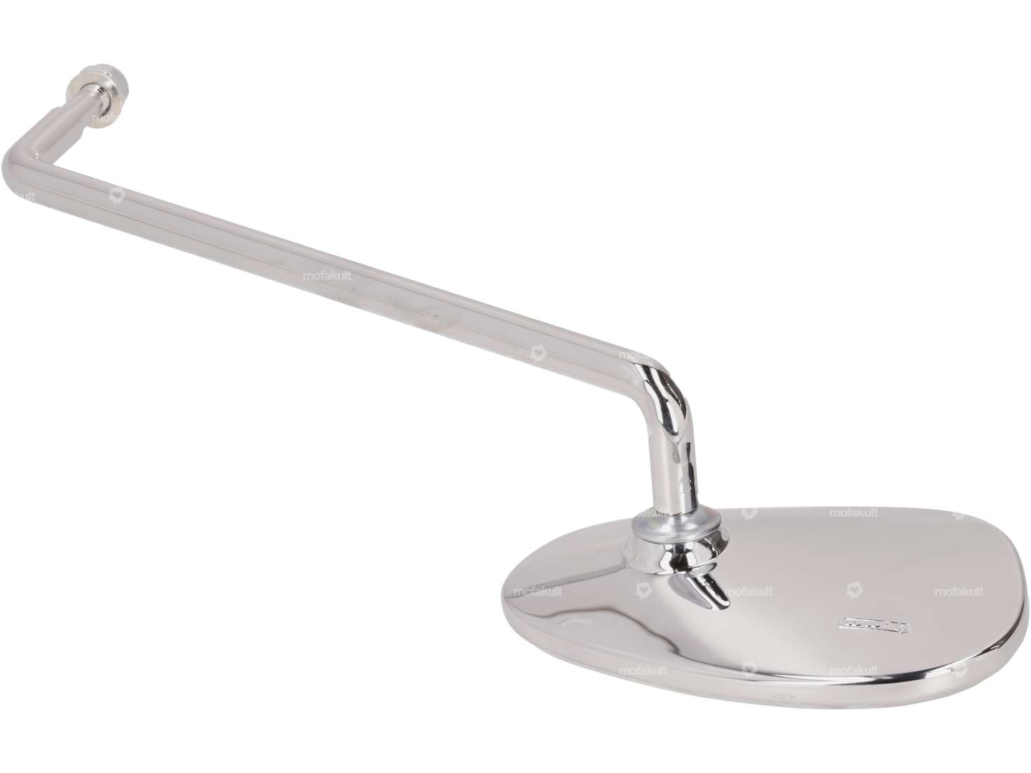 Rétroviseur Bumm ovale droit coudé chromé Carousel Image 3