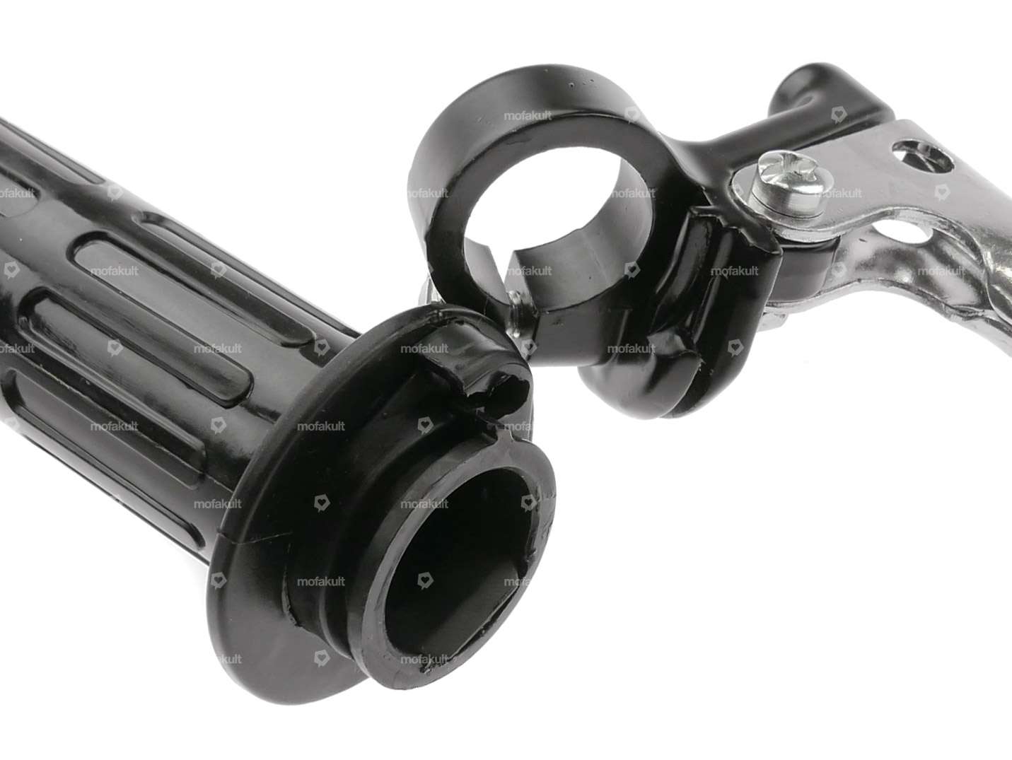 Poignée de gaz Oldschool noire Carousel Image 4