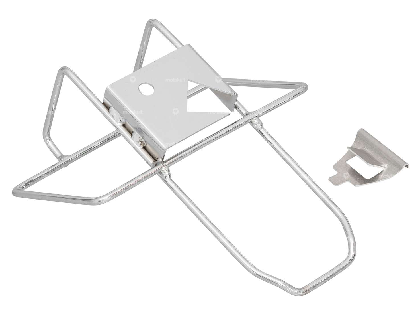 Support pour réservoir d'essence supplémentaire chromé | Solex Carousel Image 2