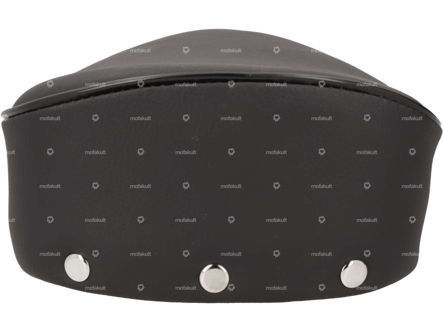 Sitzbank mit Nieten ungefedert schwarz Carousel Image 3