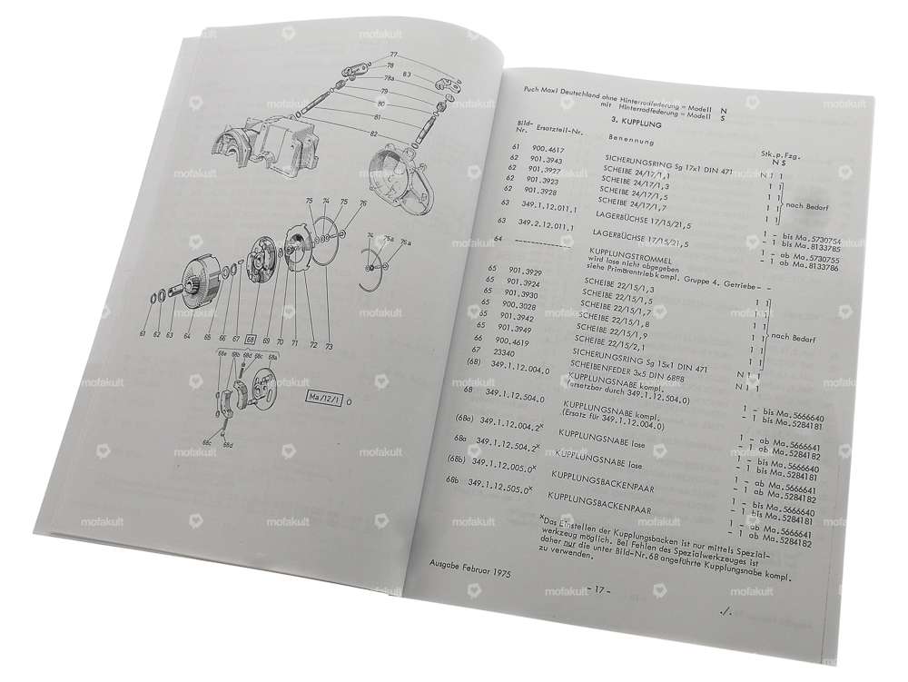 Catalogue de pièces détachées | Puch Maxi S, N (DE) Carousel Image 3