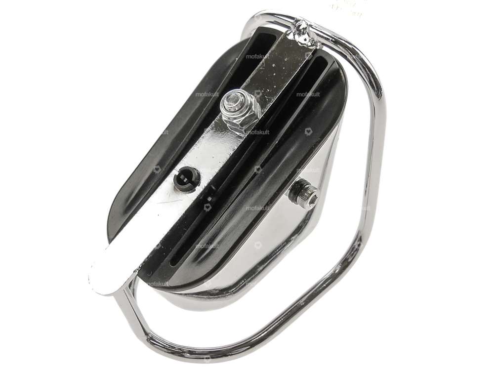 LED retro oval rear light with bracket (battery) Carousel Image 4