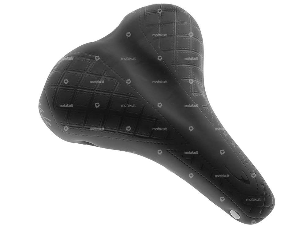Selle Comfort à ressorts en tonneau, noire Carousel Image 7