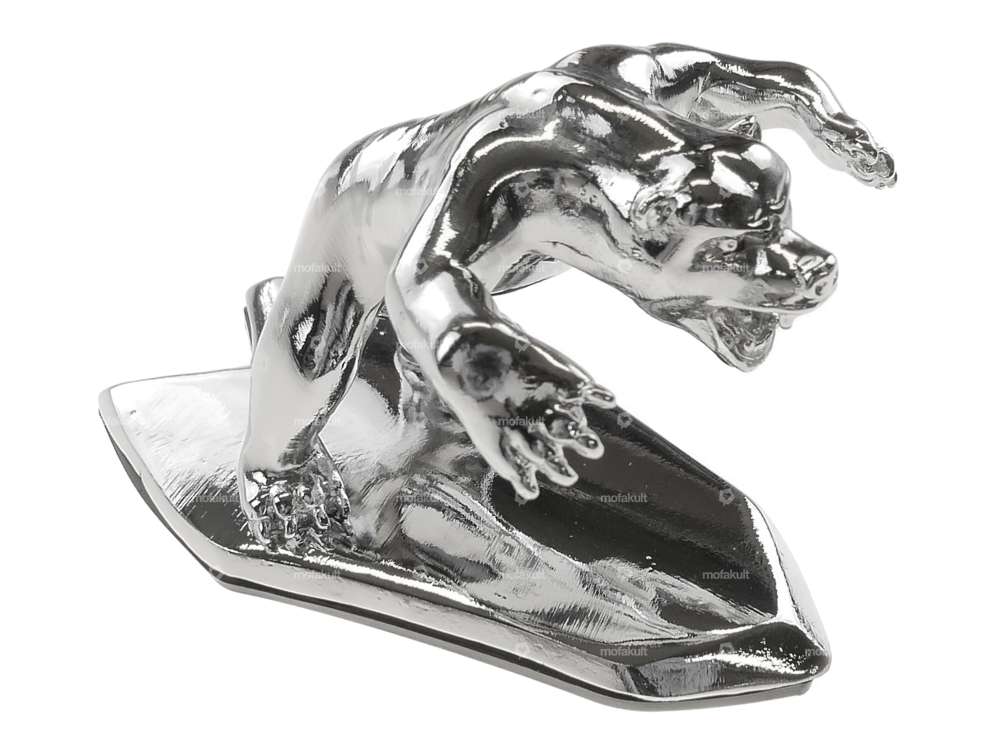 Figurine décorative Wild Bear grande Chrome Carousel Image 1