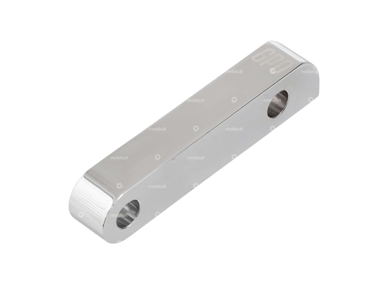 GPO Klemmstück Sattelmontage Alu Chrom (CNC) | Puch Maxi Carousel Image 1