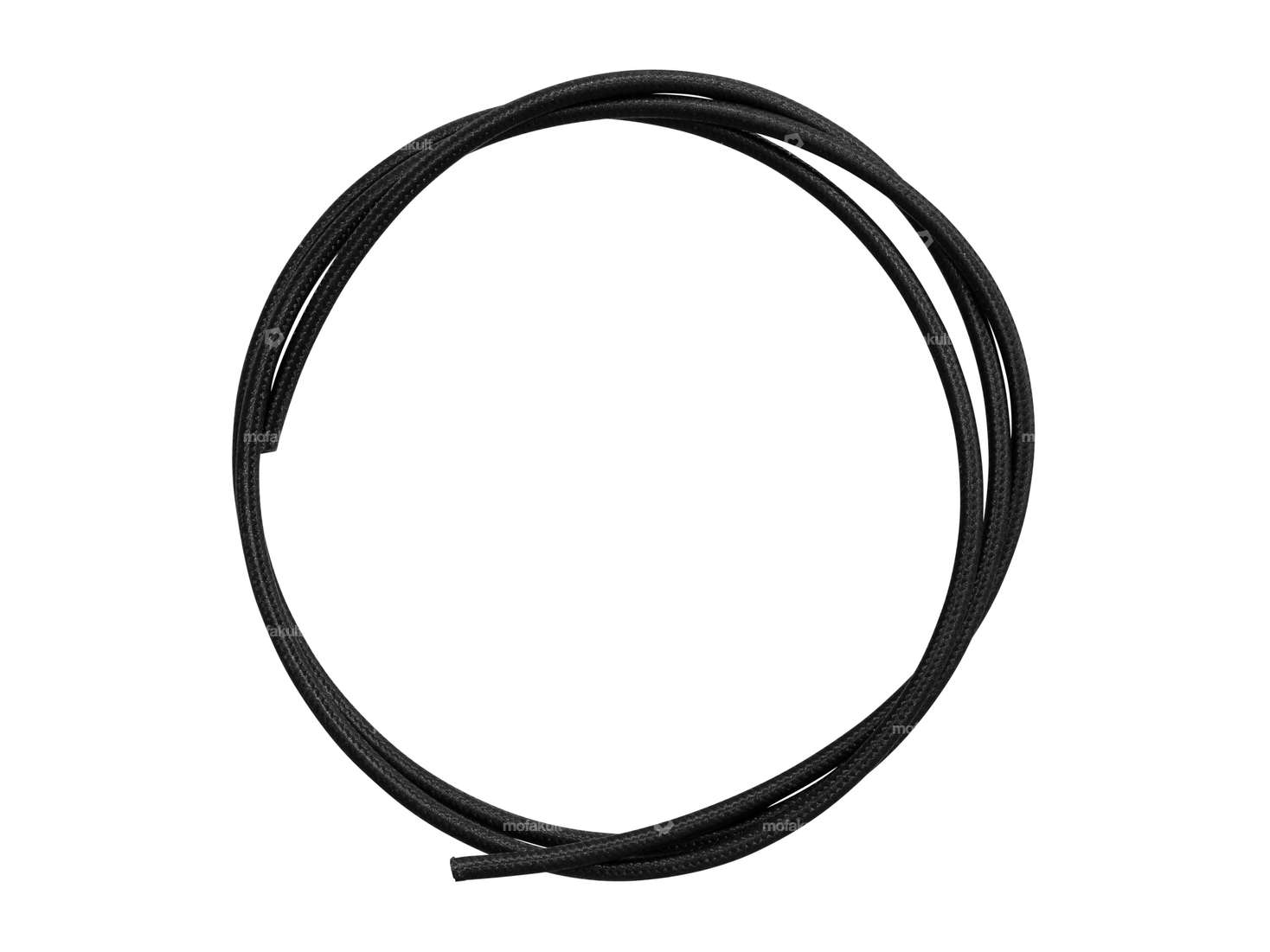 Stromkabel 1-adrig Textil 4 mm² (per Meter) schwarz Carousel Image 1