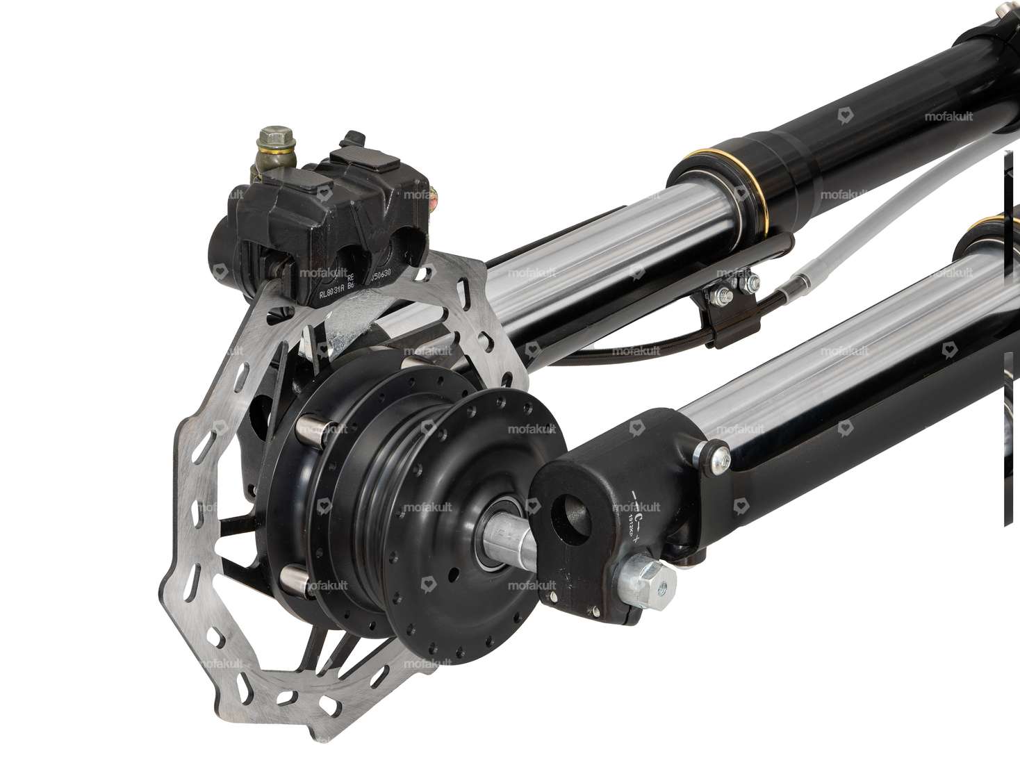 Hydraulic moped cross fork with disc brake | Puch Carousel Image 5