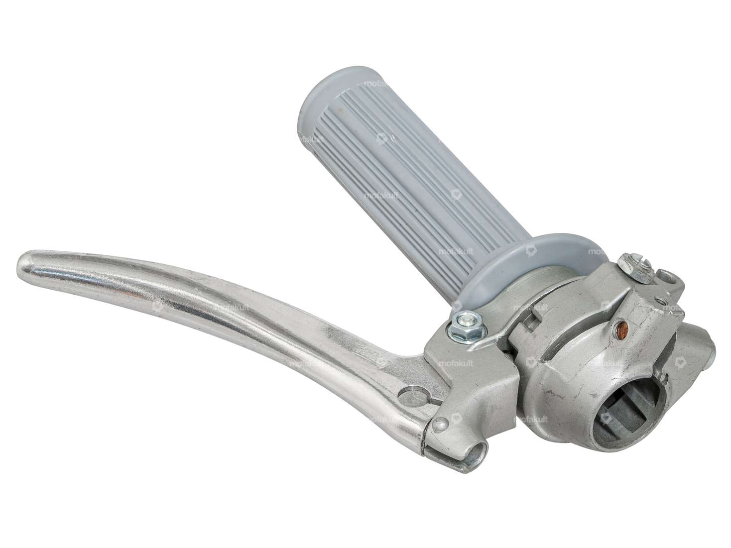 Poignée de commande Magura 2 vitesses argent NOS Carousel Image 2