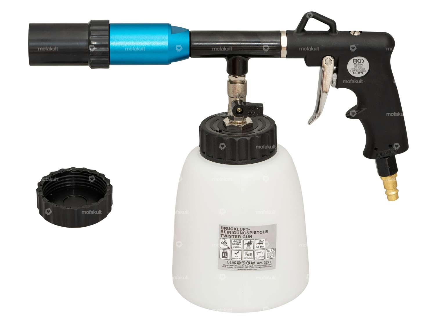 BGS compressed air cleaning gun rotating nozzle Carousel Image 1