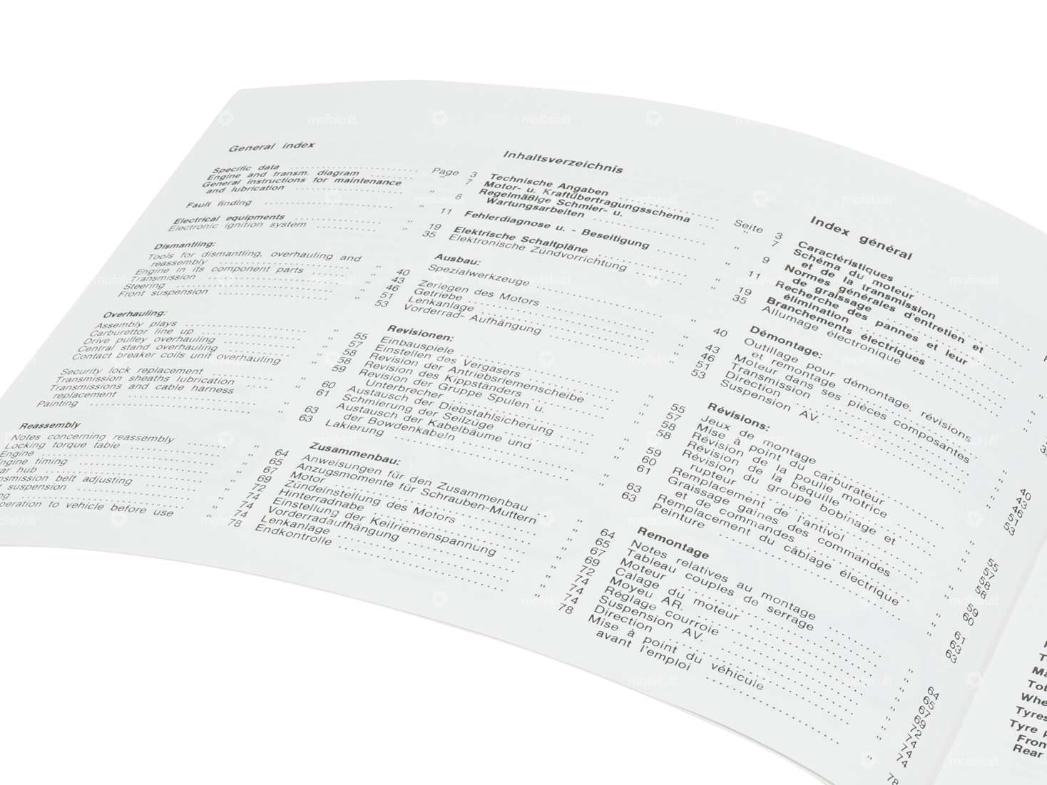 Manuel d'atelier | Piaggio Ciao, SI, Bravo Carousel Image 2