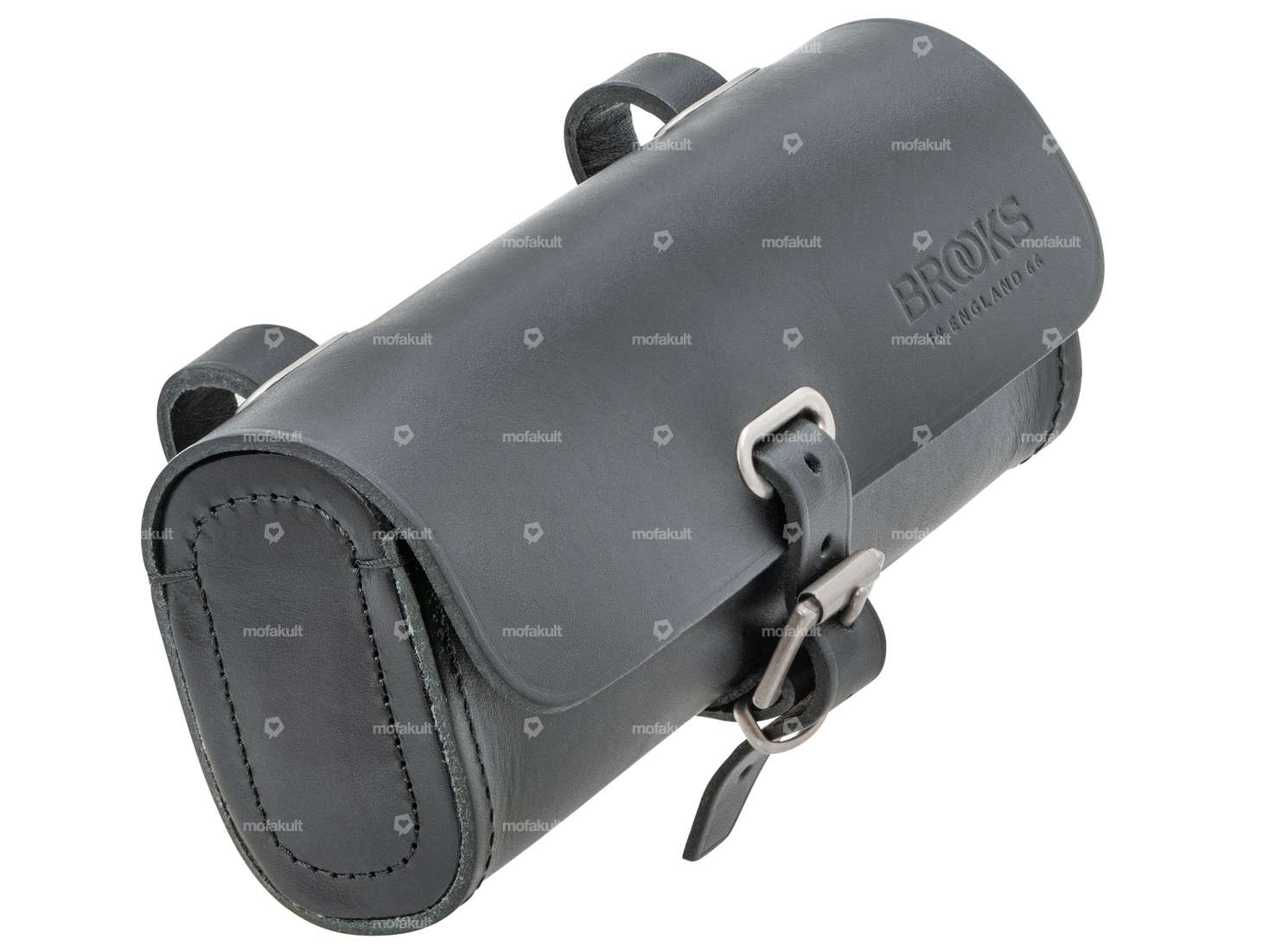 BROOKS Satteltasche oval Leder schwarz Carousel Image 1