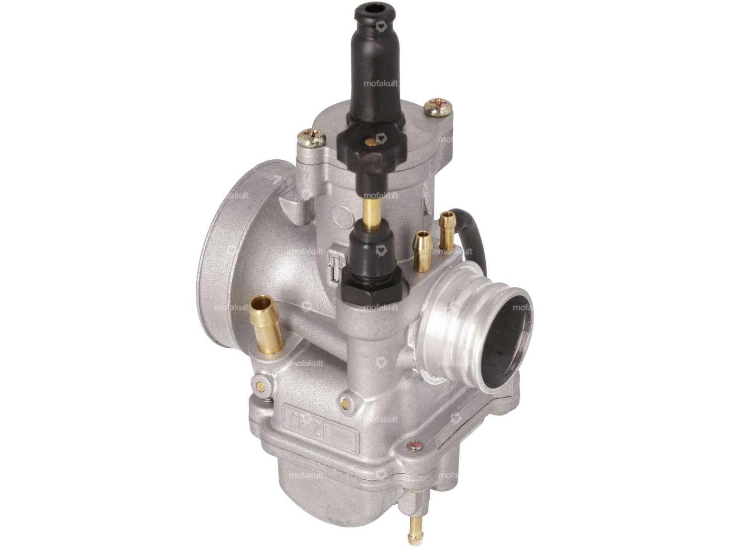 Carburateur Polini CP 21 mm (Handchoke) bride en caoutchouc Carousel Image 4