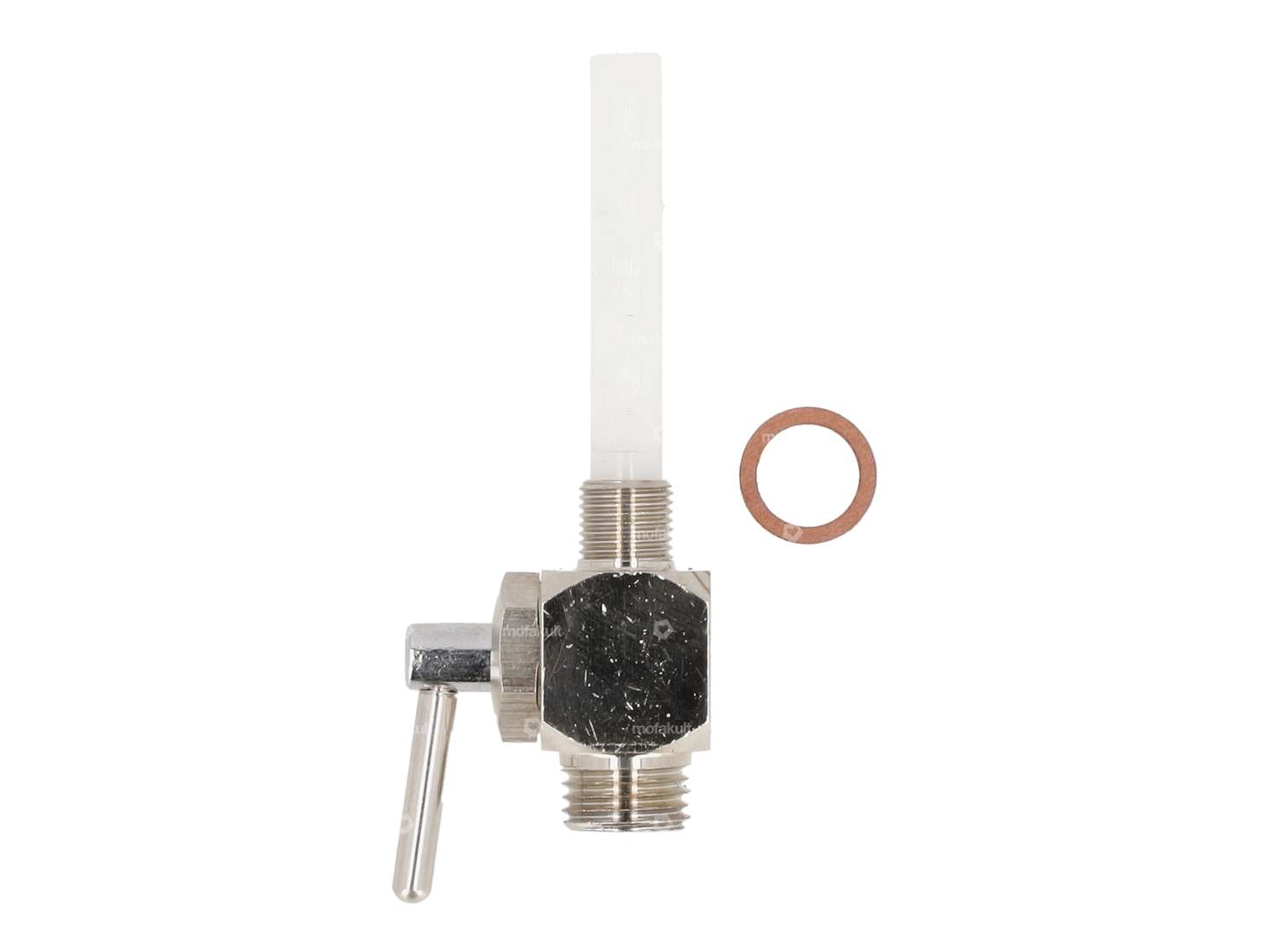 OMG robinet d'essence vertical 1/8" / M10x0.9 sortant par le bas Carousel Image 1