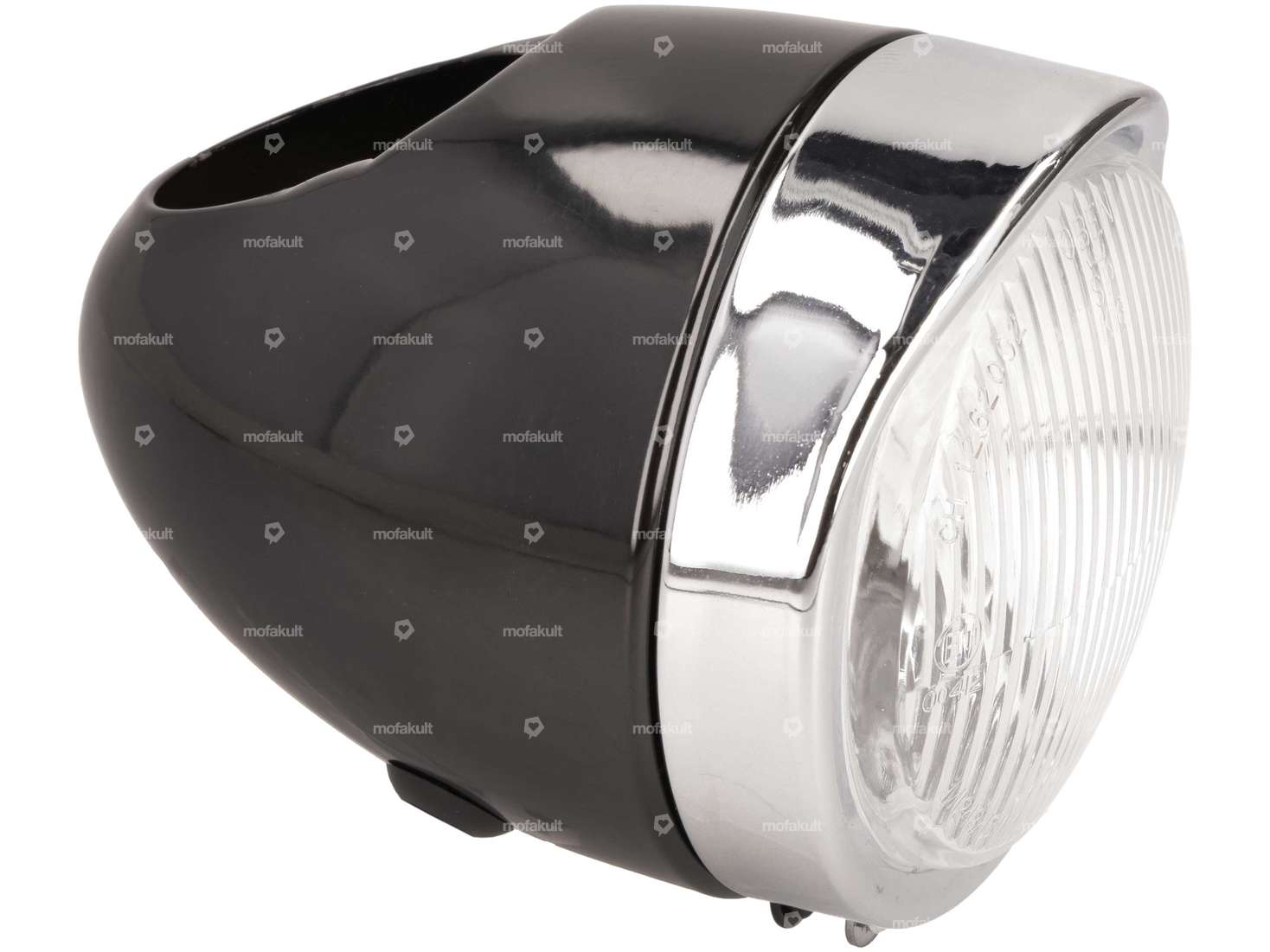Egg lamp Ø 103 mm (central mounting) black / chrome Carousel Image 1