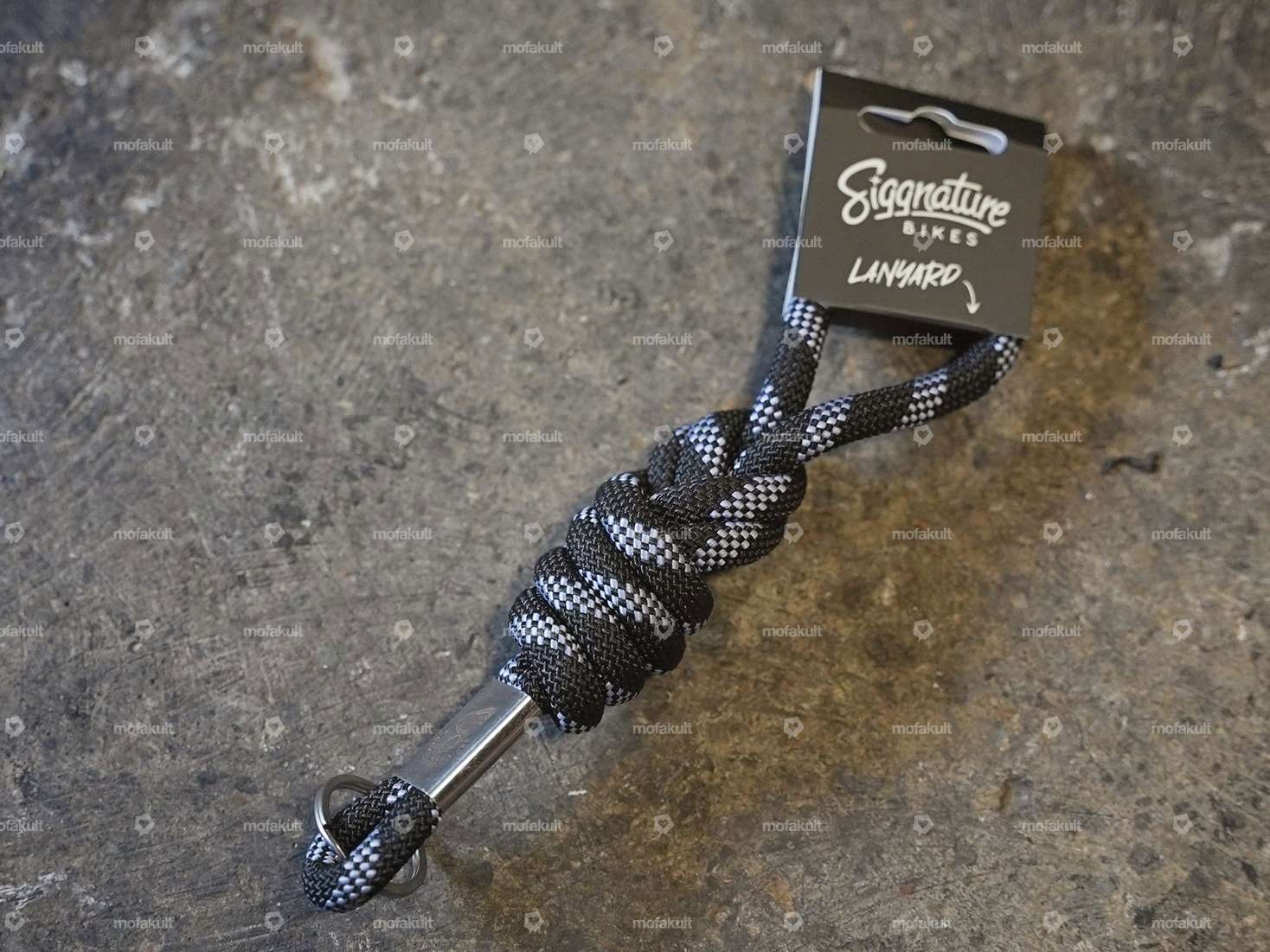 Siggnature Lanyard schwarz / grau Carousel Image 2