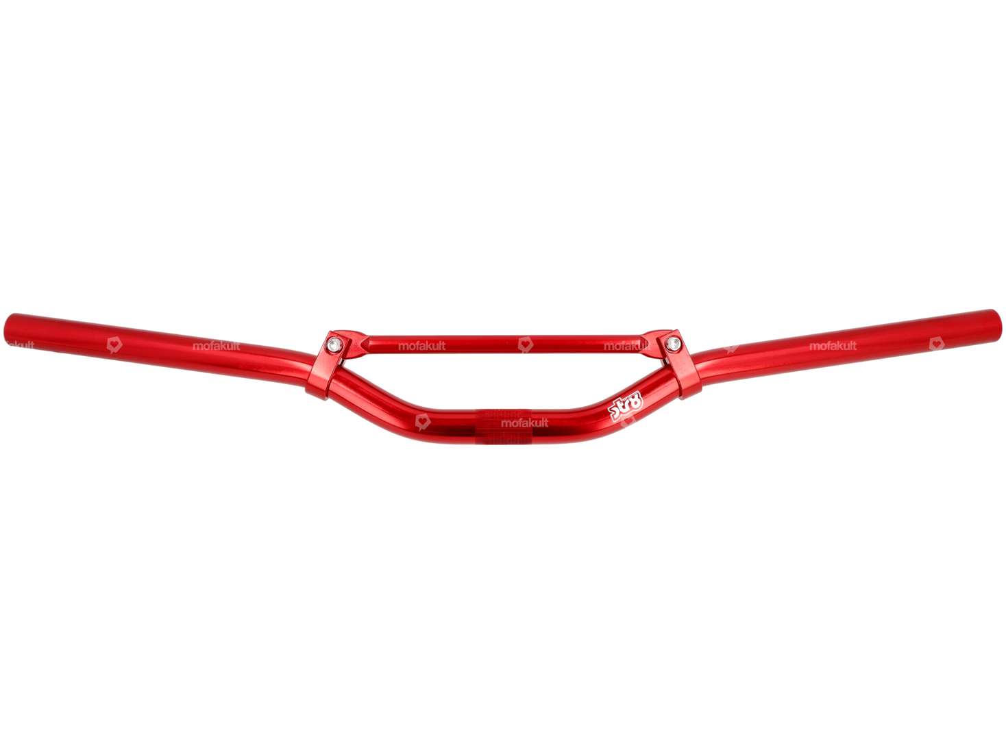STR8 racing handlebar fork plate 7 cm / narrow aluminum red Carousel Image 1