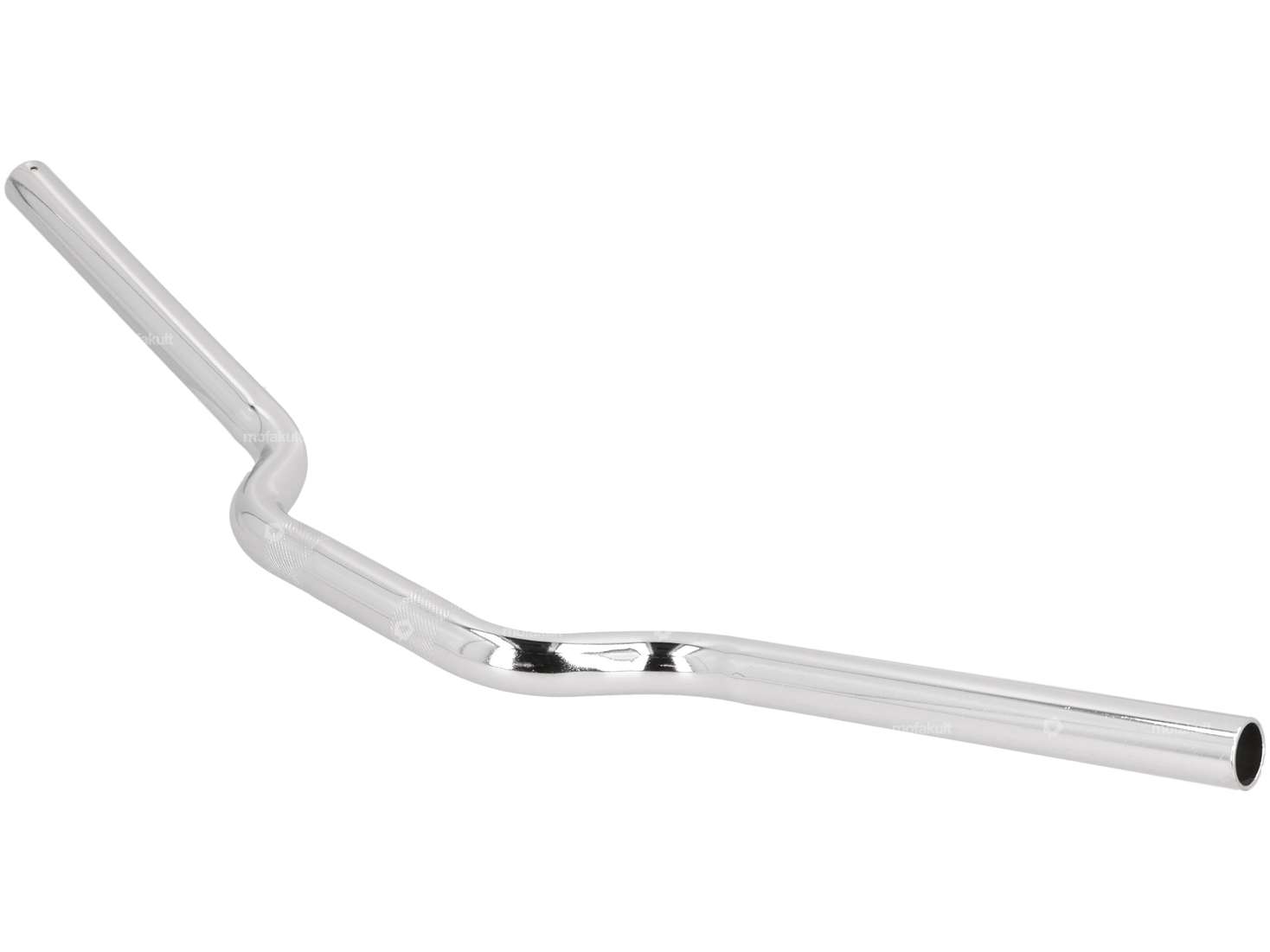 Handlebar fork plate 9 cm chrome Carousel Image 2