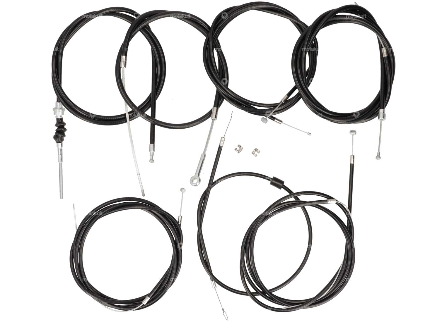 BGM jeu de câbles "original" noir | Vespa PX Lusso Carousel Image 1