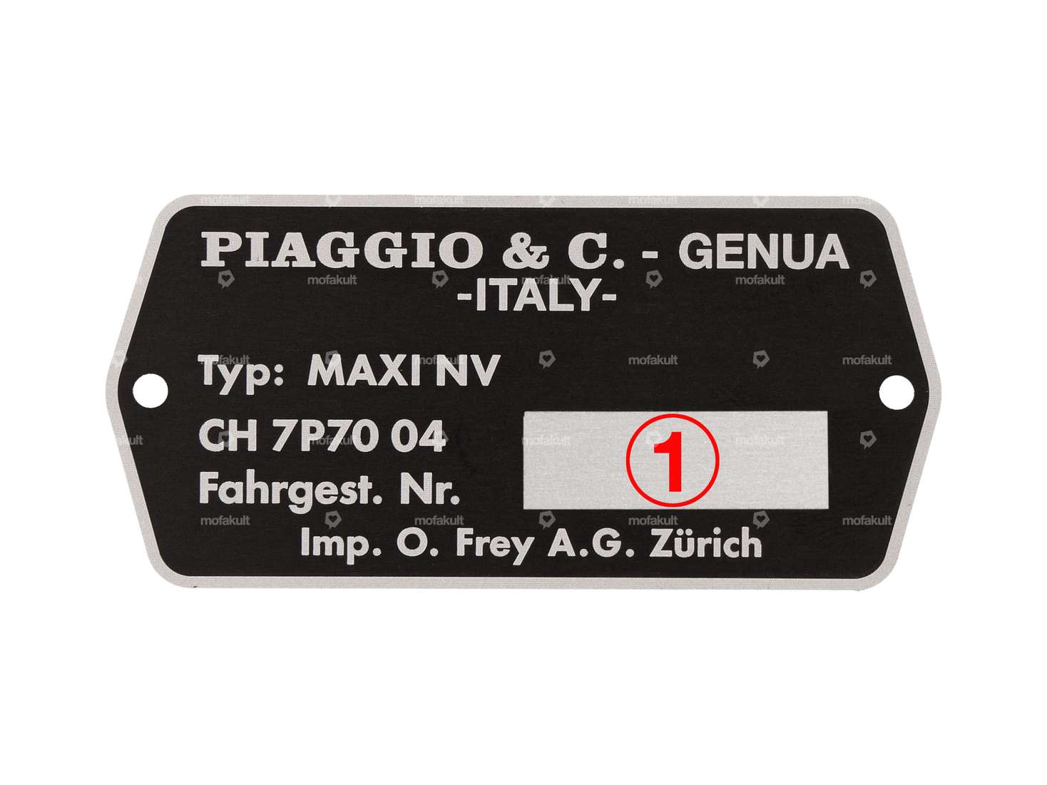 Typenschild CH7P7004 | Puch Maxi NV Carousel Image 3