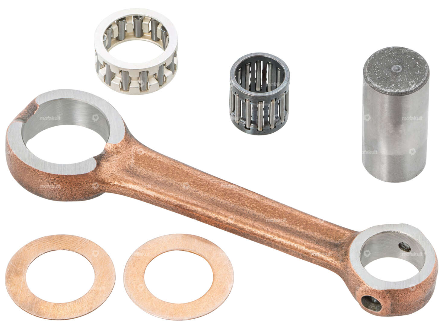 Mazzucchelli bielle "standard" axe 12 mm | Piaggio Ciao, SI, Bravo, Boxer Carousel Image 1