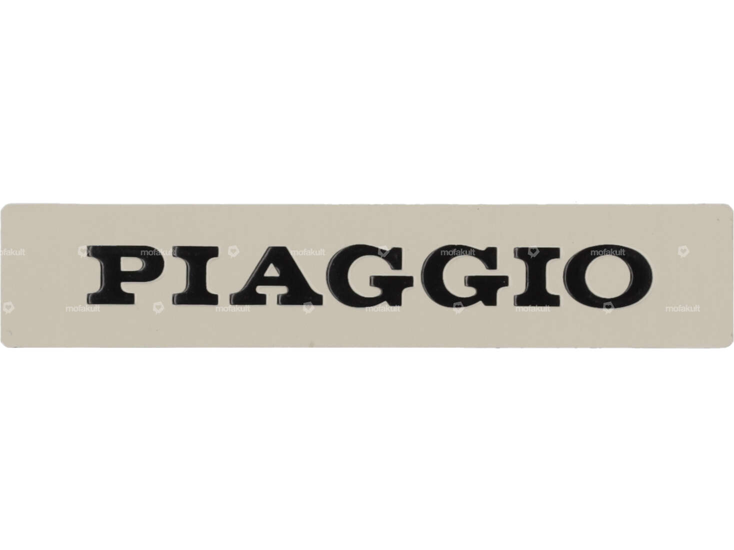 Autocollant "PIAGGIO" 102 x 20 mm | Piaggio Ciao, SI, Bravo ou Boxer Carousel Image 1