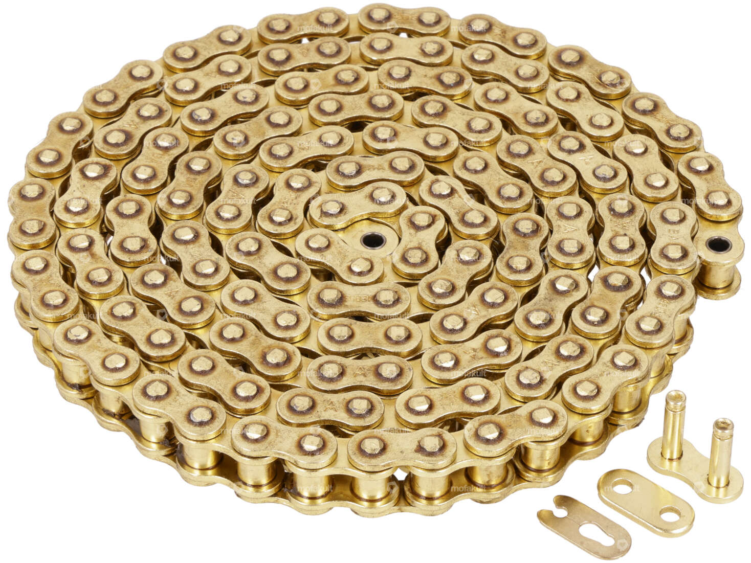 A-Chain drive chain gold 428HS (reinforced) 144L small motorcycle Carousel Image 1