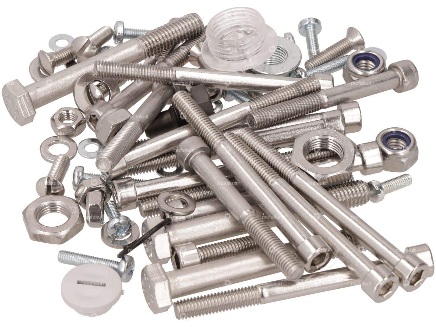 swiing® revival Kit de vis pour moteur inox | Sachs 505/1, 505/2, 505/3, 535/1 Carousel Image 1